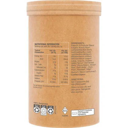 Amazonia Raw Organic Probiotics Cloudy Apple 200g
