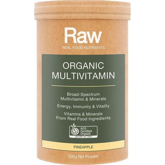 Amazonia Raw Organic Multivitamin Pineapple 200g