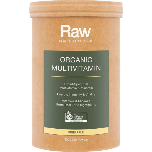Amazonia Raw Organic Multivitamin Pineapple 500g