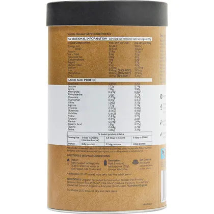 Amazonia Raw Protein Isolate Vanilla 1kg
