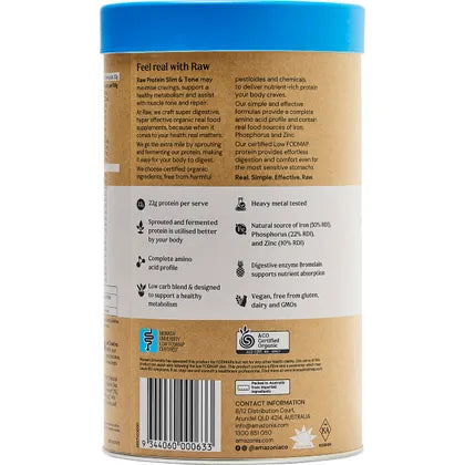 Amazonia Raw Protein Slim & Tone Vanilla Cinnamon 1kg