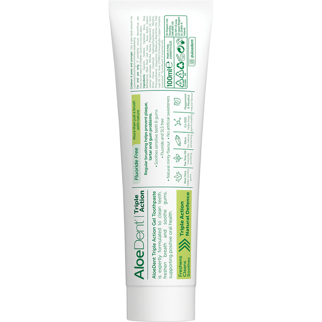 Toothpaste Fluoride Free Triple Action