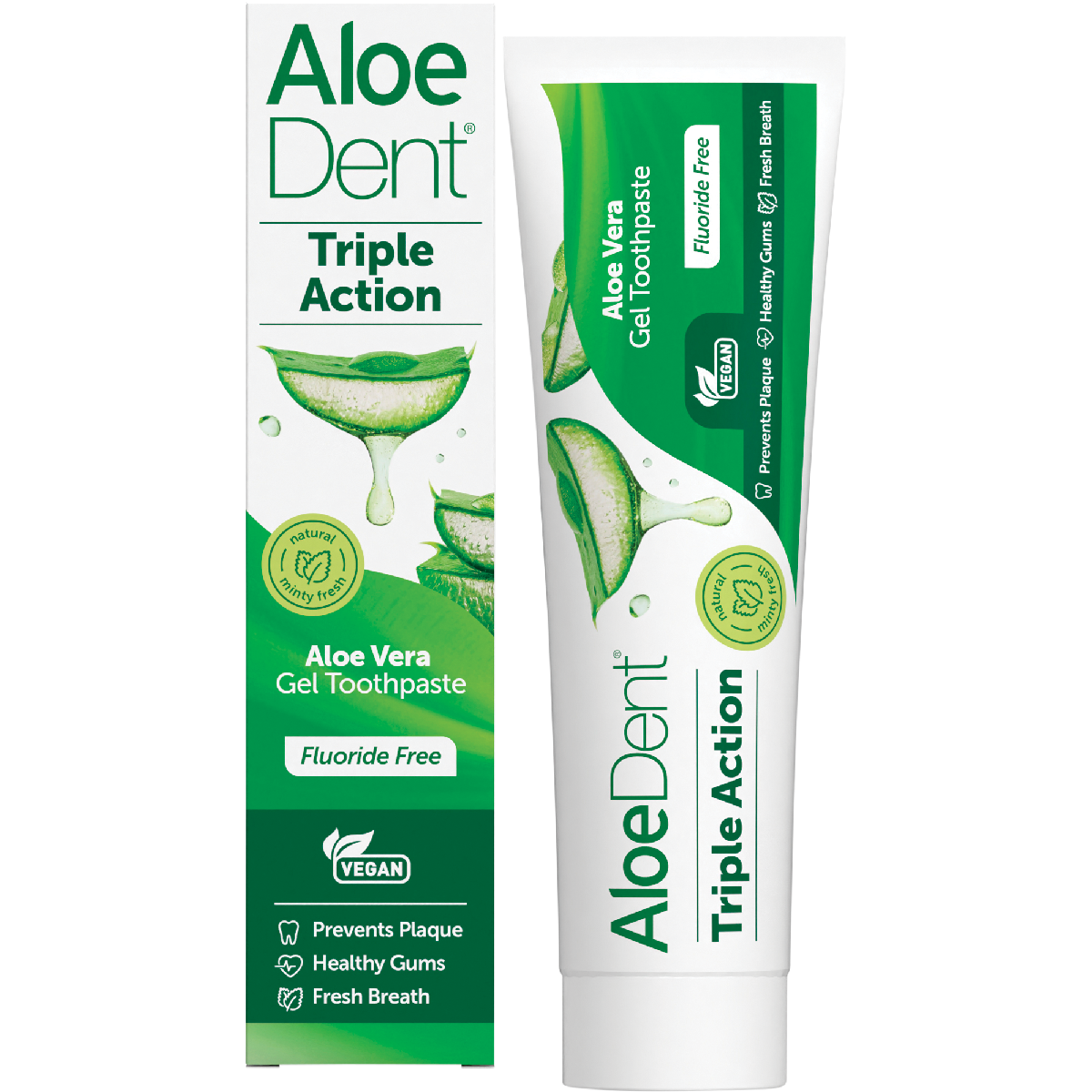 Toothpaste Fluoride Free Triple Action