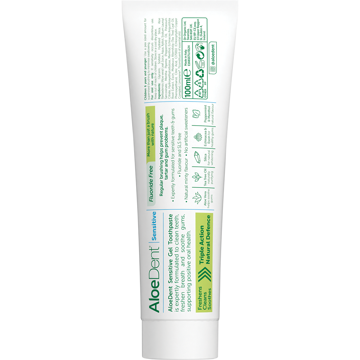 Toothpaste Fluoride Free Sensitive