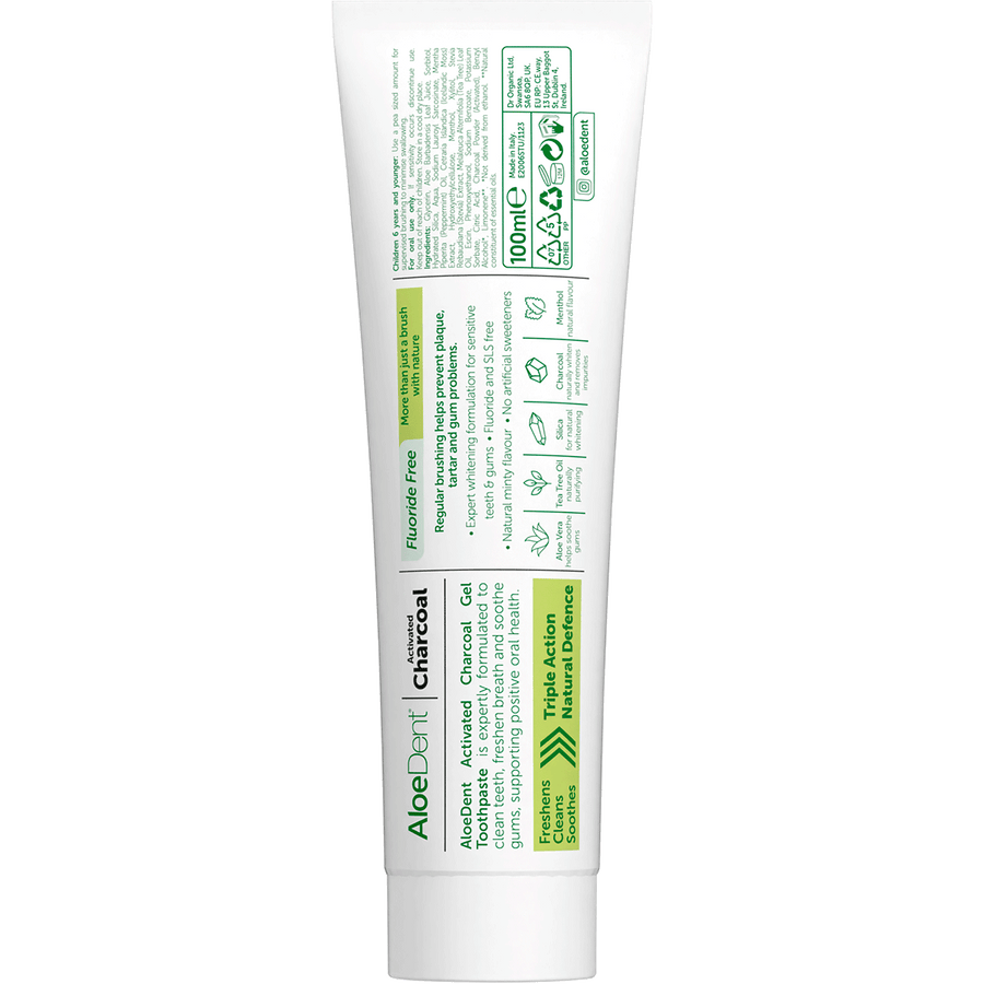Toothpaste Fluoride Free Triple Action Charcoal