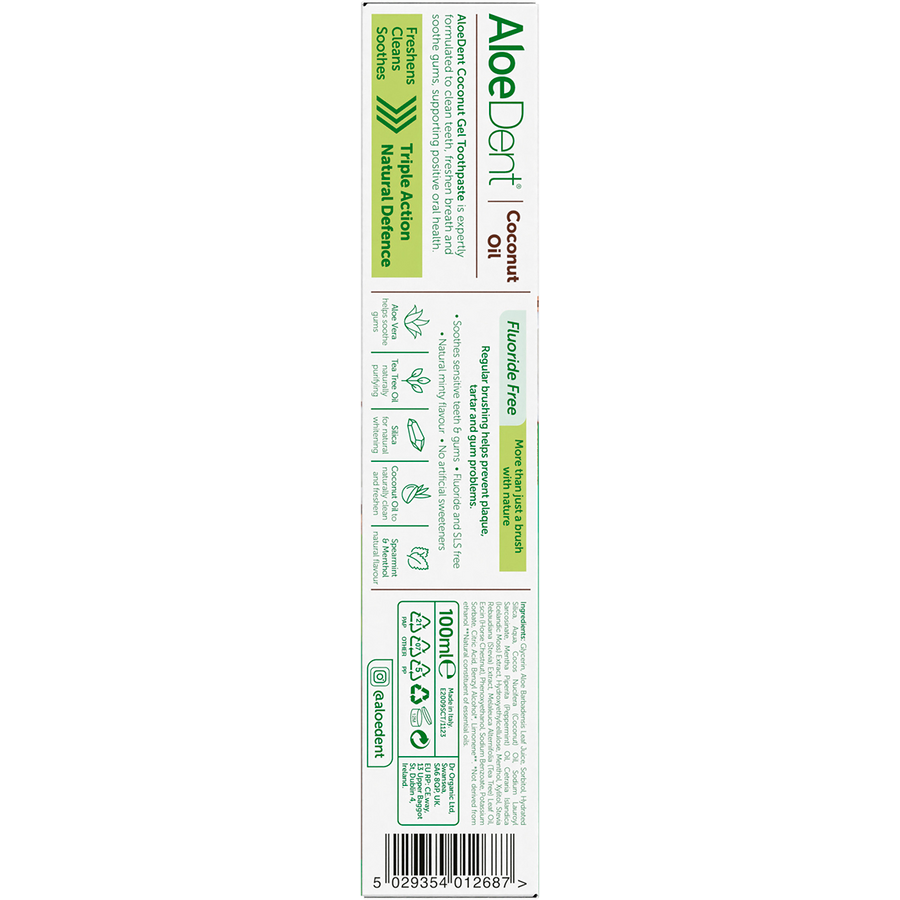 Toothpaste Coconut Oil Fluoride Free