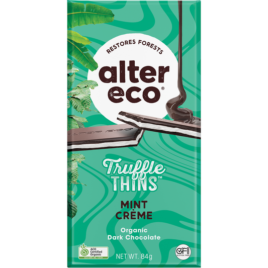 Chocolate Organic Mint Creme Dark Truffle Thins