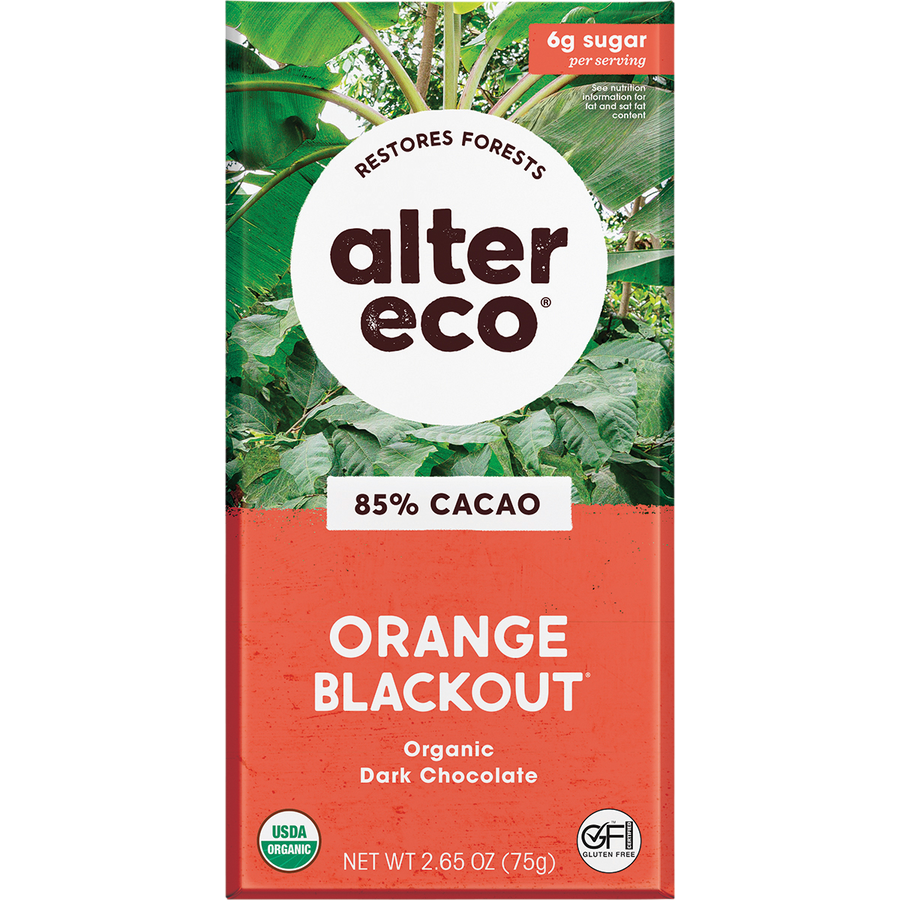 Chocolate Organic Dark Orange Blackout