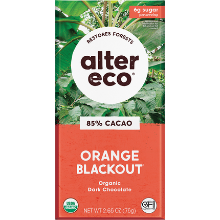 Chocolate Organic Dark Orange Blackout