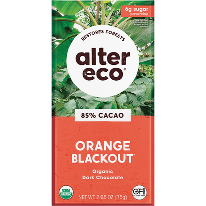 Chocolate Organic Dark Orange Blackout