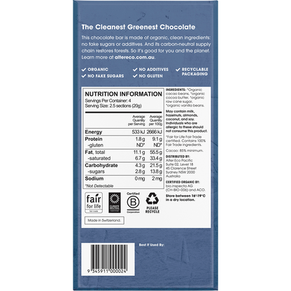 Chocolate Organic Dark Classic Blackout