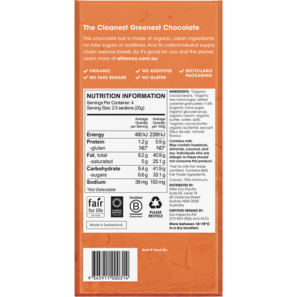 Chocolate Organic Dark Burnt Caramel