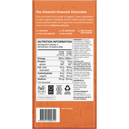 Chocolate Organic Dark Burnt Caramel