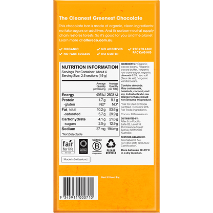 Chocolate Organic Dark Almonds Blackout