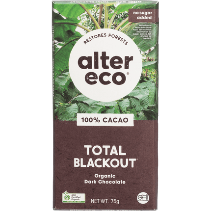 Chocolate Organic Dark Total Blackout