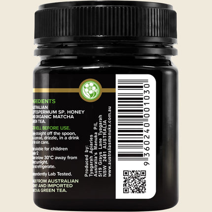 Australia's Manuka Superfoods Manuka Matcha 250+MGO 250g