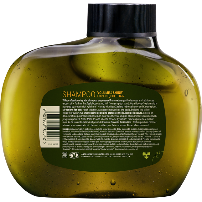 ANTIPODES Manuka + Orange Volume & Shine Shampoo