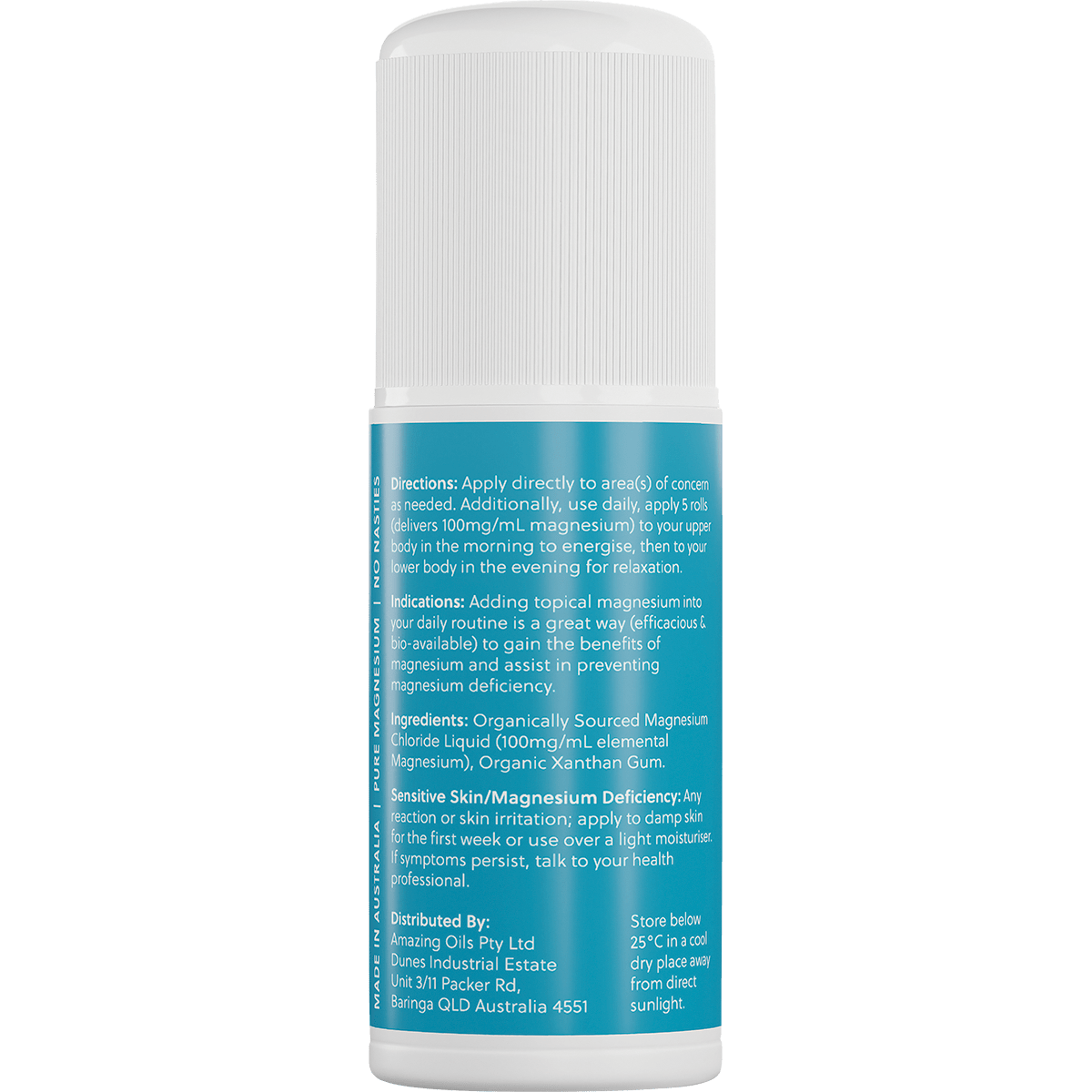 Magnesium Daily Gel Pure Magnesium Gel Roll-On
