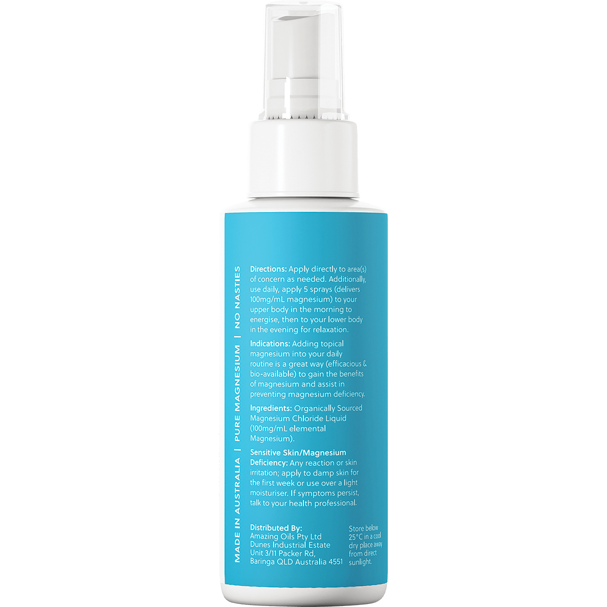 Magnesium Daily Spray Pure Magnesium Oil