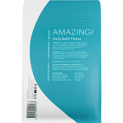 Magnesium Daily Bath Flakes Pure Magnesium Chloride