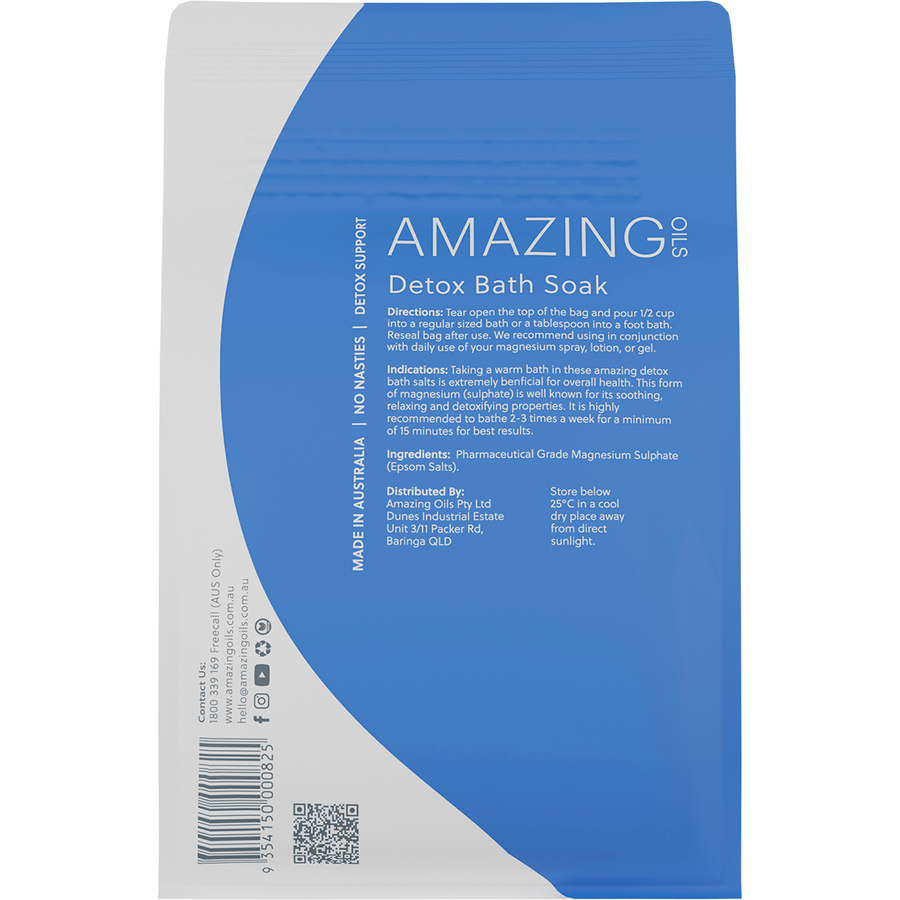 Epsom Salts Detox Bath Soak Pure Magnesium Sulphate