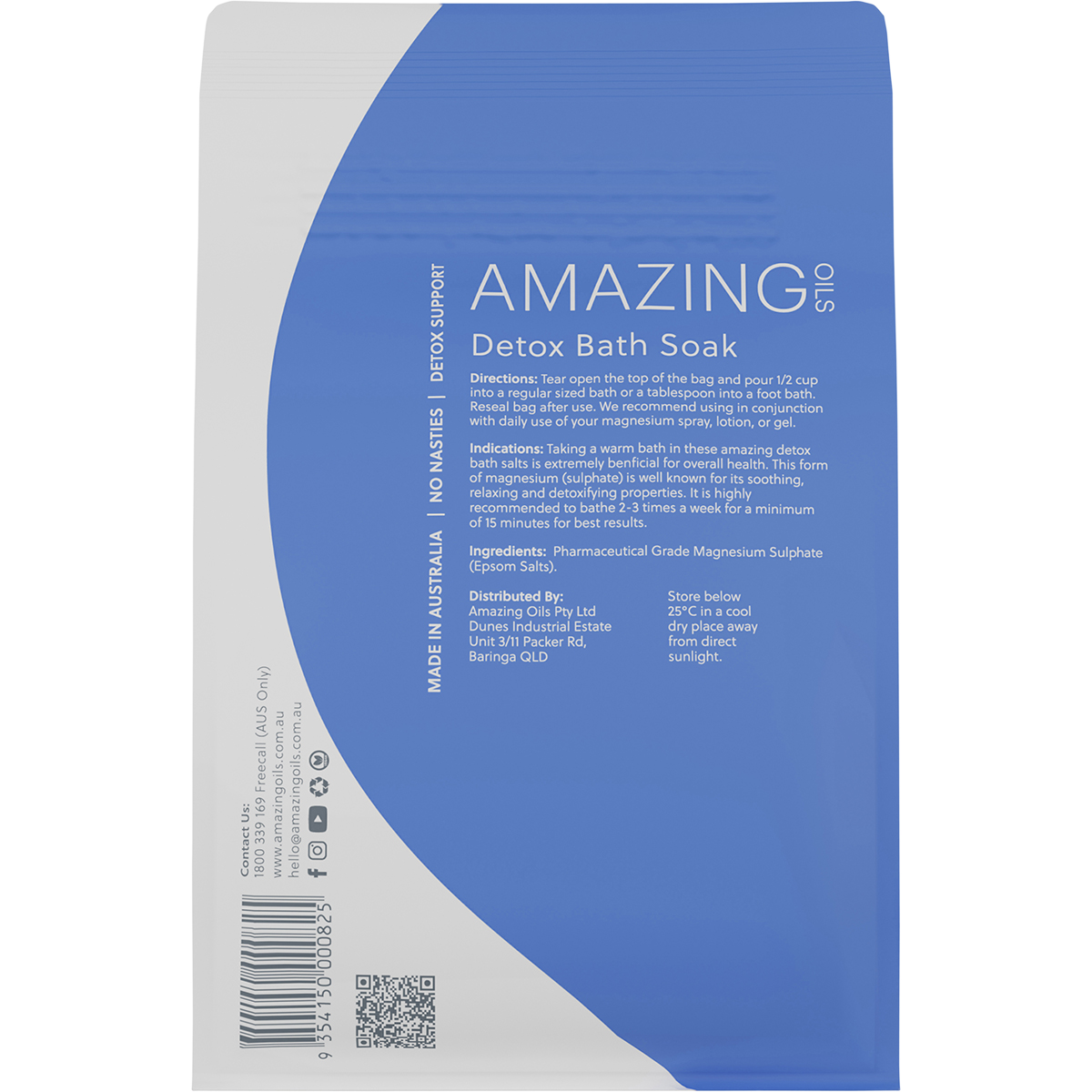 Epsom Salts Detox Bath Soak Pure Magnesium Sulphate