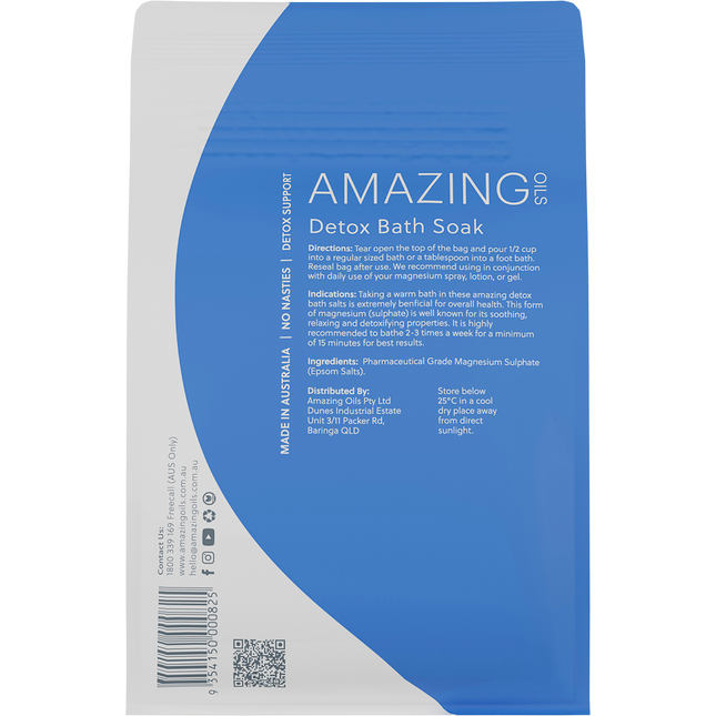 Epsom Salts Detox Bath Soak Pure Magnesium Sulphate