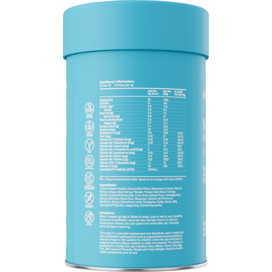 Magnesium Wellness Drink Daily Tropical Mango