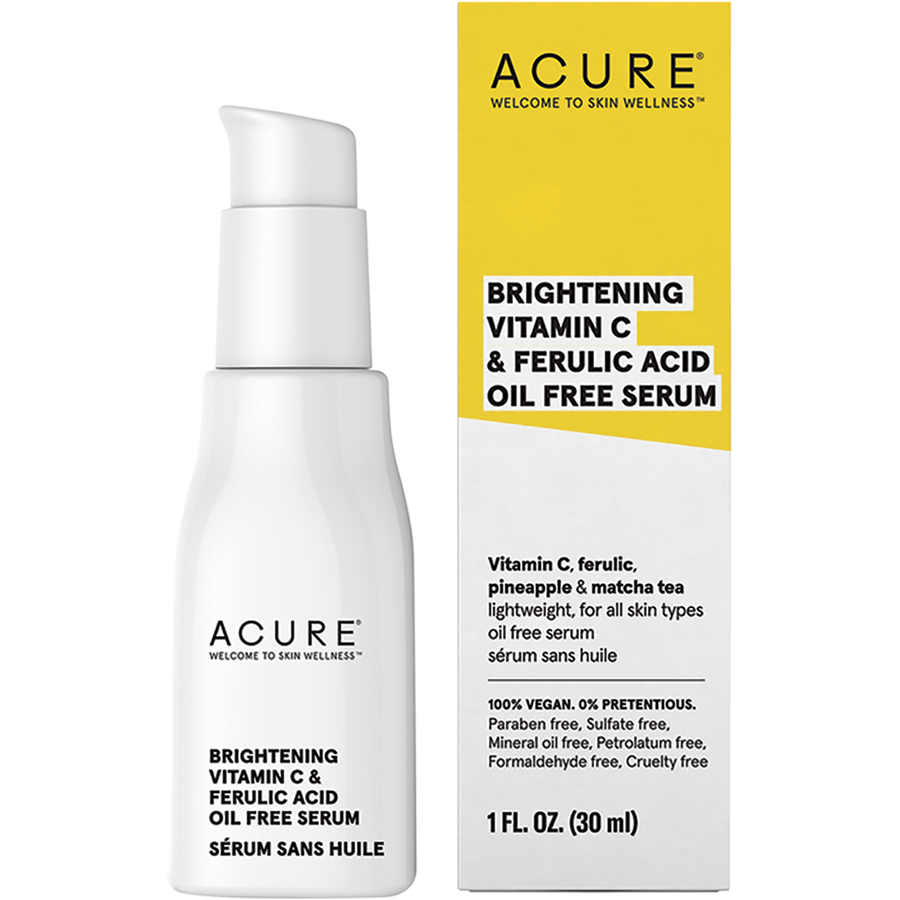ACURE Brightening Vit C & Ferulic Acid Oil Free Serum