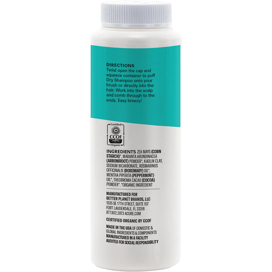 ACURE Brunette to Dark Hair Types Dry Shampoo