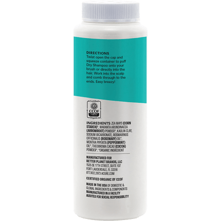 ACURE Brunette to Dark Hair Types Dry Shampoo