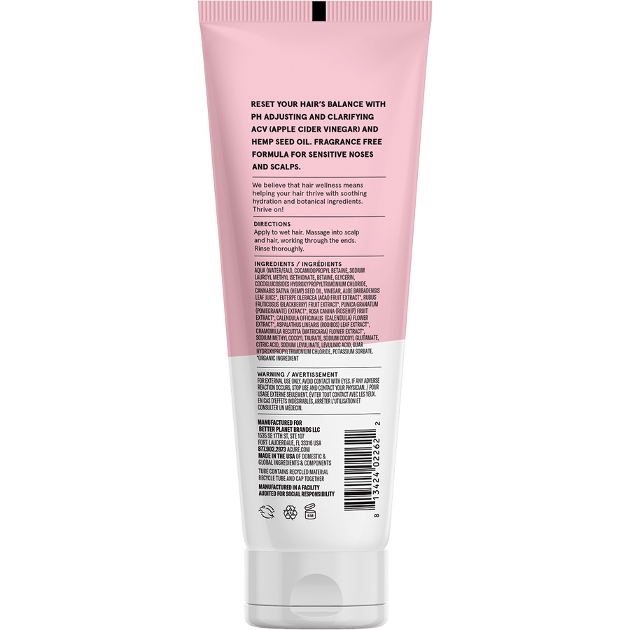ACURE Buildup Balancing Hemp & ACV Shampoo