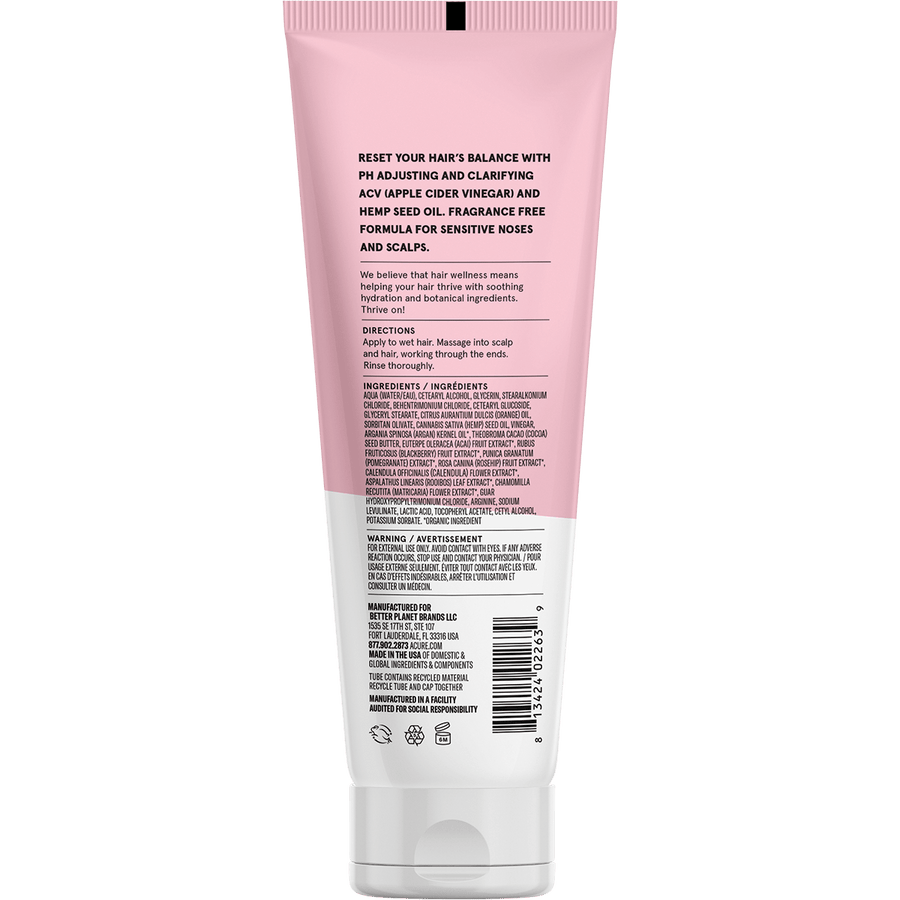 ACURE Buildup Balancing Hemp & ACV Conditioner