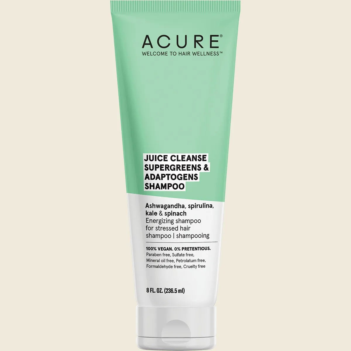 ACURE Juice Cleanse Supergreens & Adaptogens Shampoo 236ml