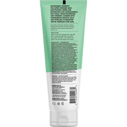 ACURE Juice Cleanse Supergreens & Adaptogens Shampoo
