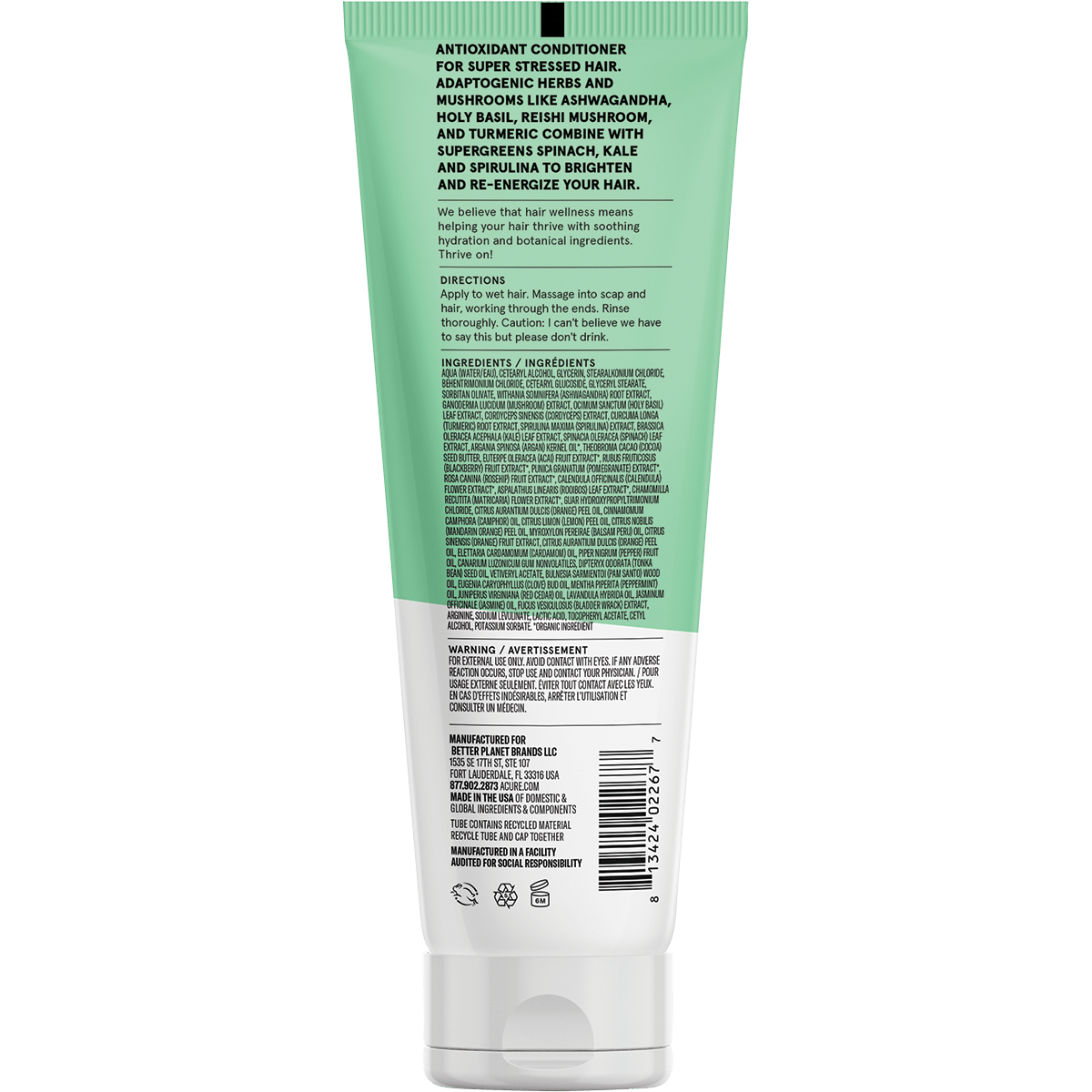 Juice Cleanse Supergreens & Adaptogens Conditioner