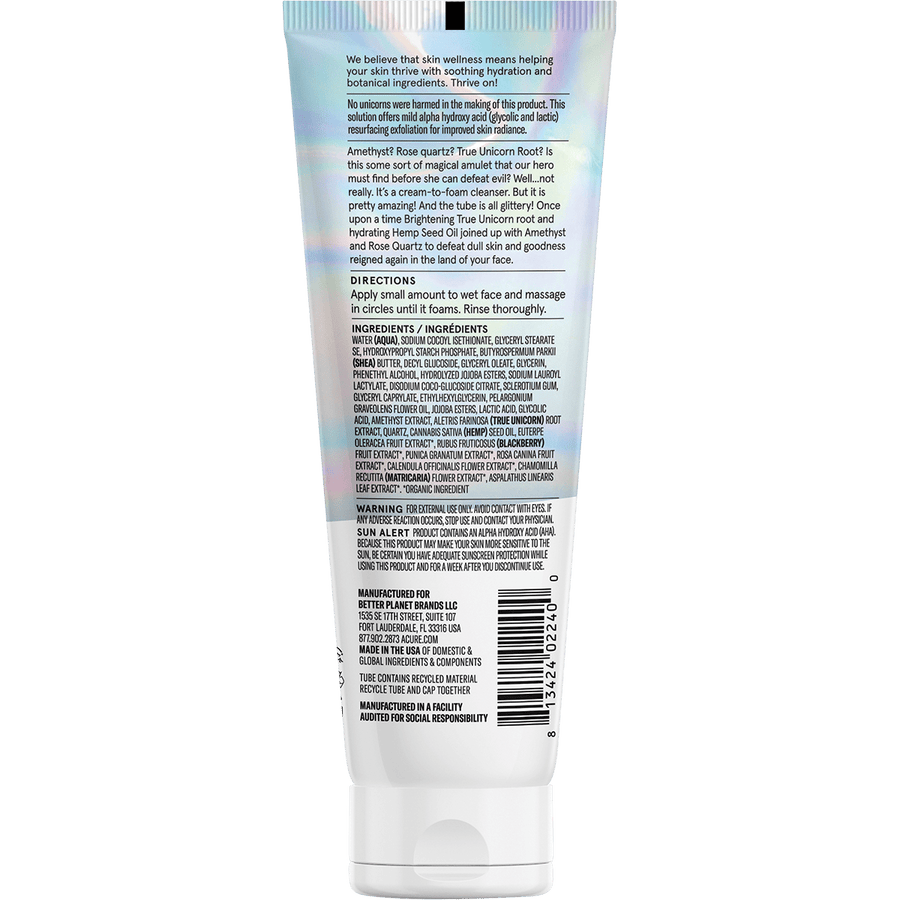 ACURE Resurfacing Glycolic & Unicorn Root Cleanser