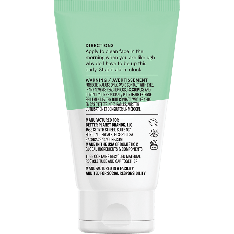 ACURE Ultra Hydrating 12 Hour Facial Moisturizer