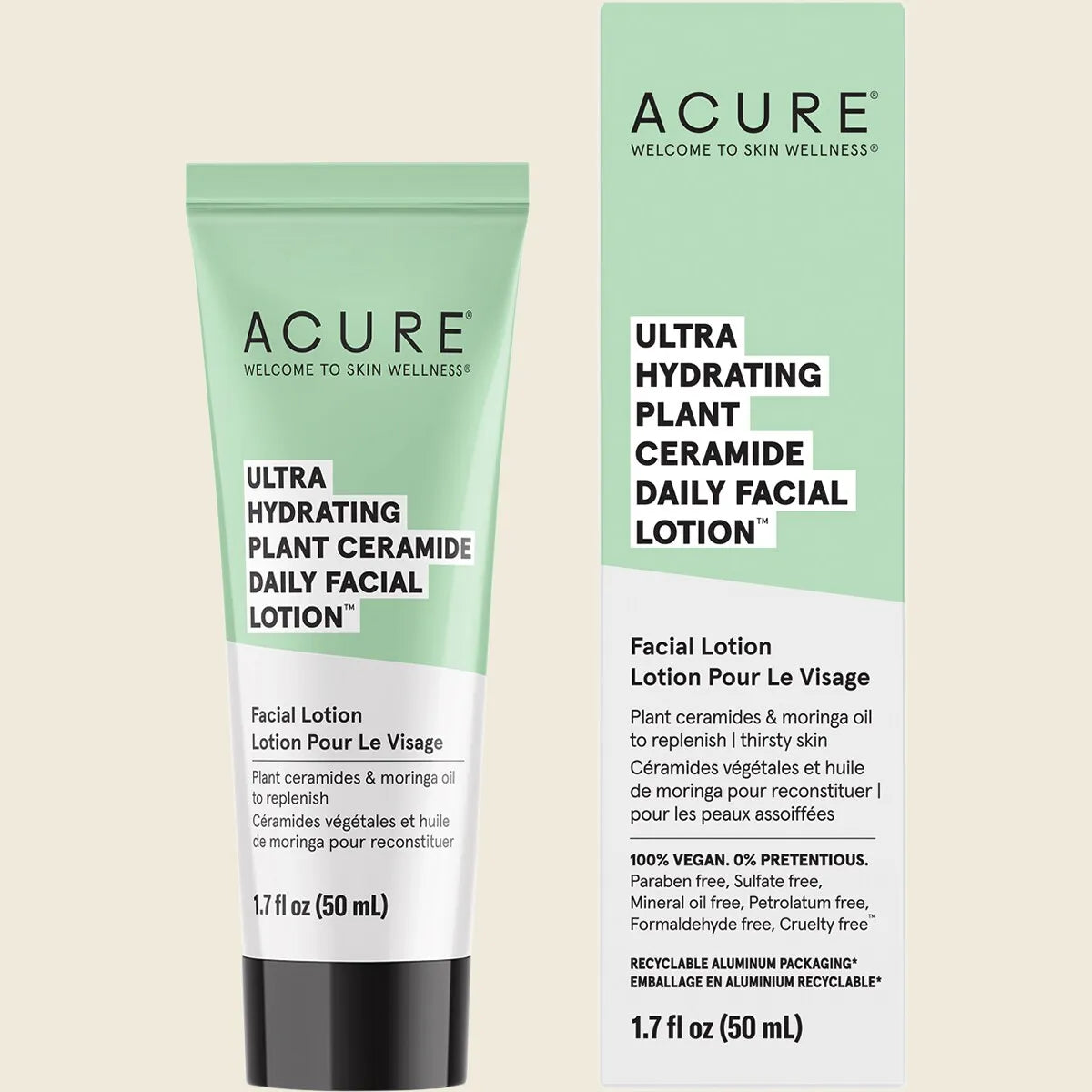 ACURE Ultra Hydrating Plant Ceramide Daily Facial Lotion 50ml