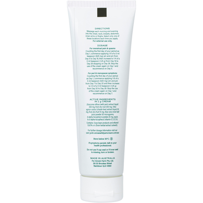 Wild Yam Cream Menstrual & Menopausal Symptoms