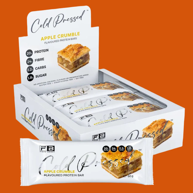 Fibre Boost Cold Pressed Apple Crumble Protein Bar