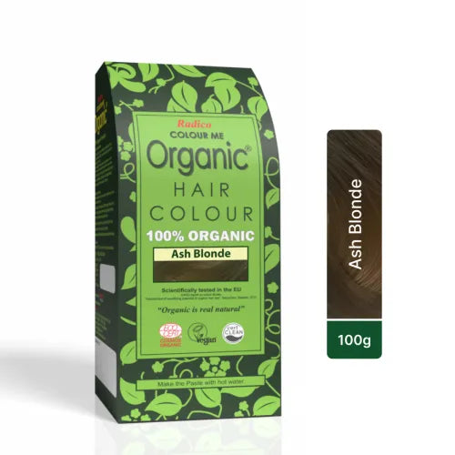 Radico organic hair colour in ash blonde 100g