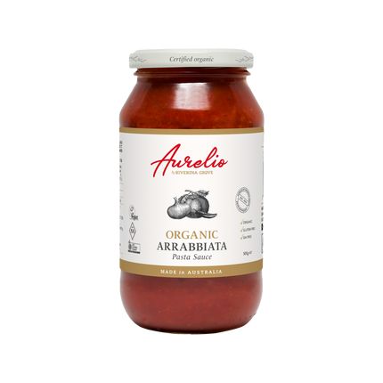 Aurelio Organic Arrabbiatta Pasta Sauce 500G