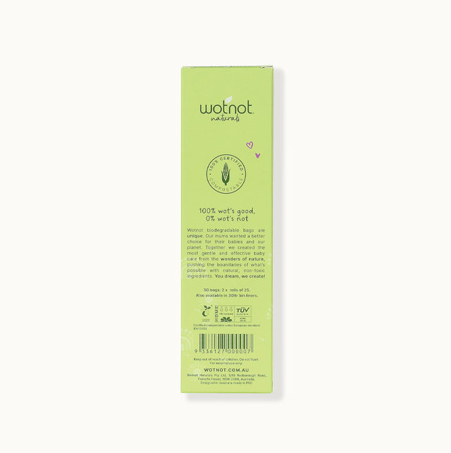 Biodegradable Nappy Bags 100% Compostable