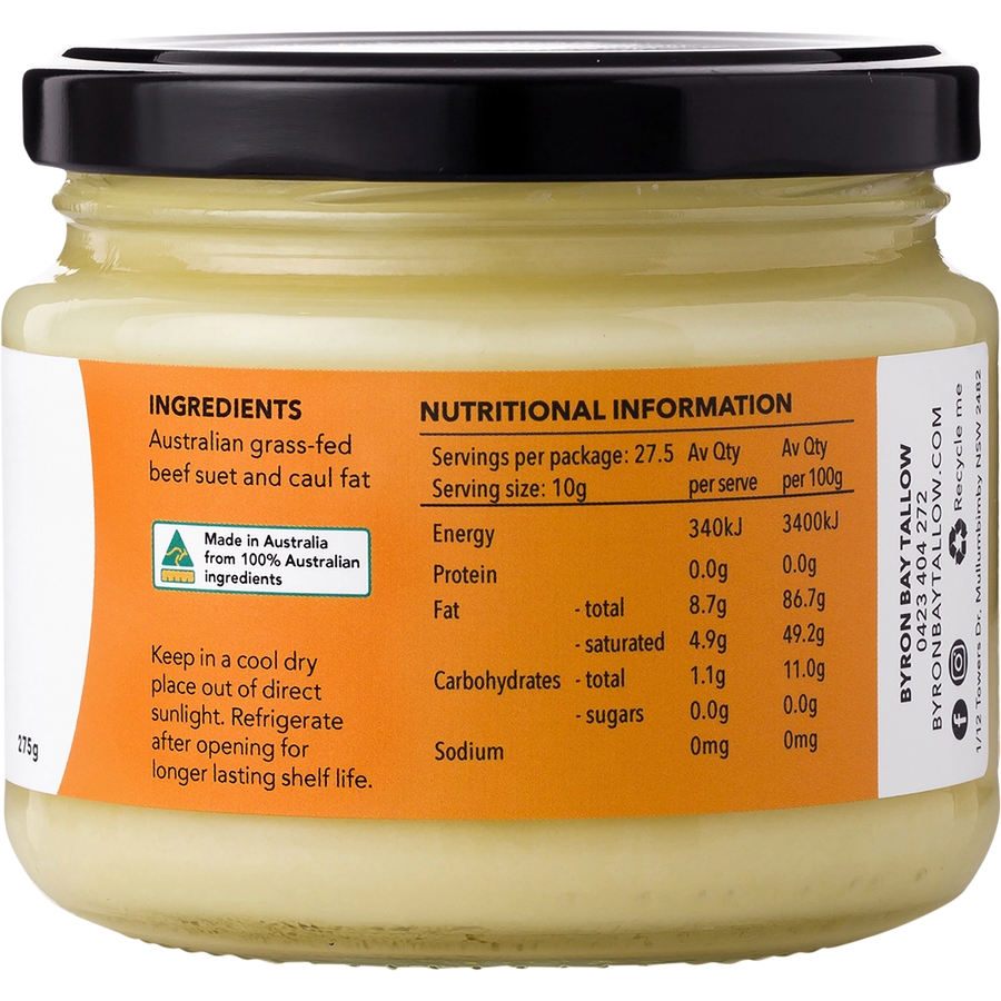 Grass Fed Beef Tallow