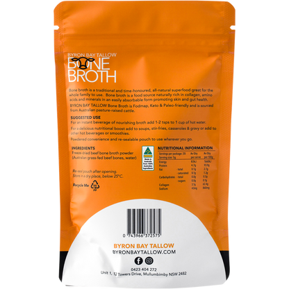 Grass Fed Beef Bone Broth Powder