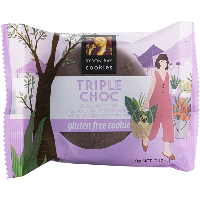 Byron Bay Cookies Gluten Free Cookies Triple Choc Fudge