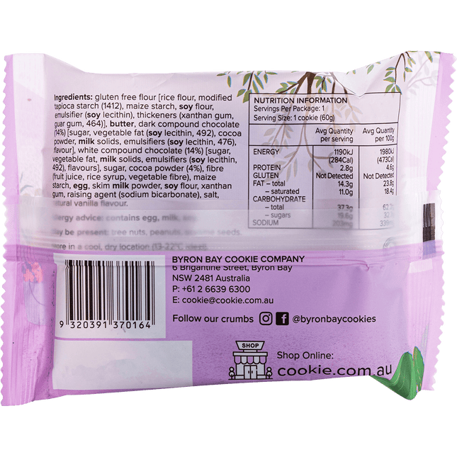 Byron Bay Cookies Gluten Free Cookies Triple Choc Fudge