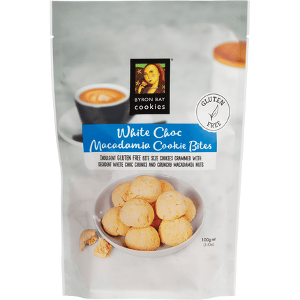 Byron Bay Cookies Gluten Free Cookie Bites White Choc Macadamia