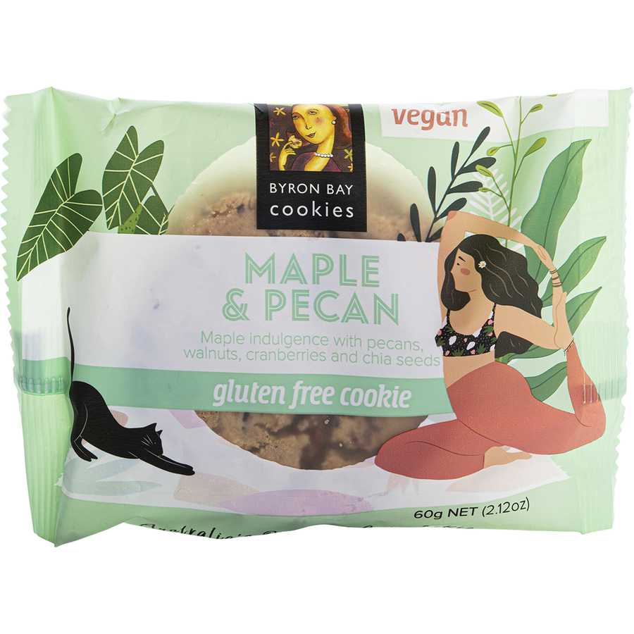 Byron Bay Cookies Gluten Free Cookies Maple & Pecan